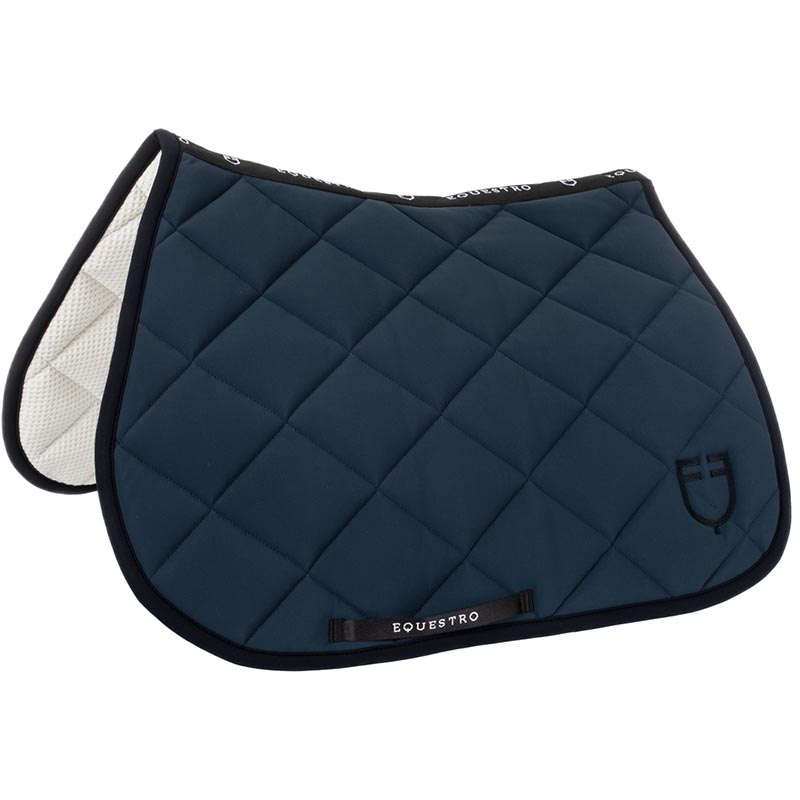 Jumping saddlecloth equestro black line edition with logo - 3609