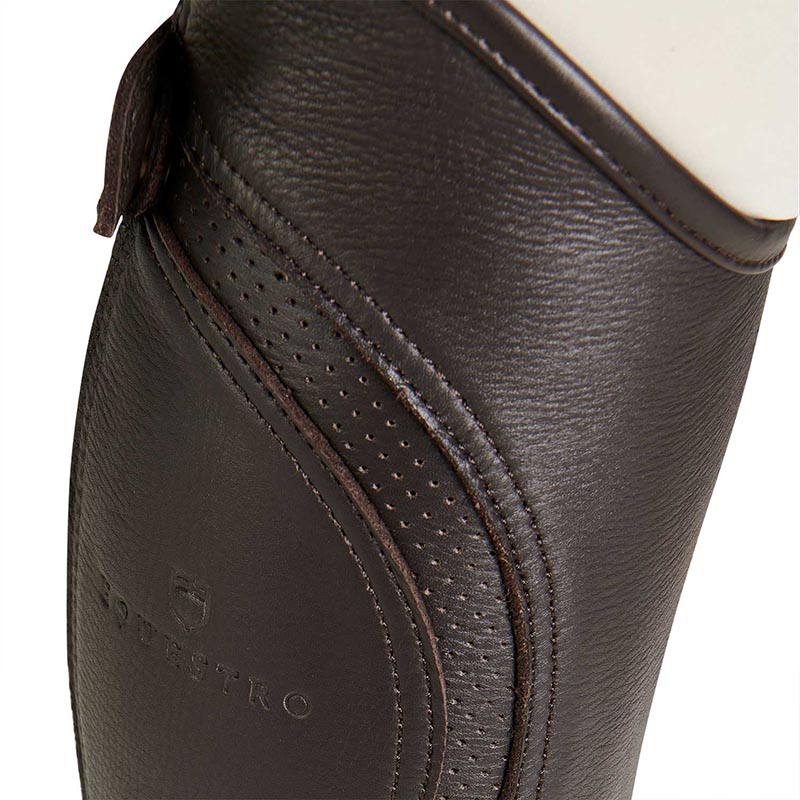 Half chaps shaped equestro leather model salisbury - 3563