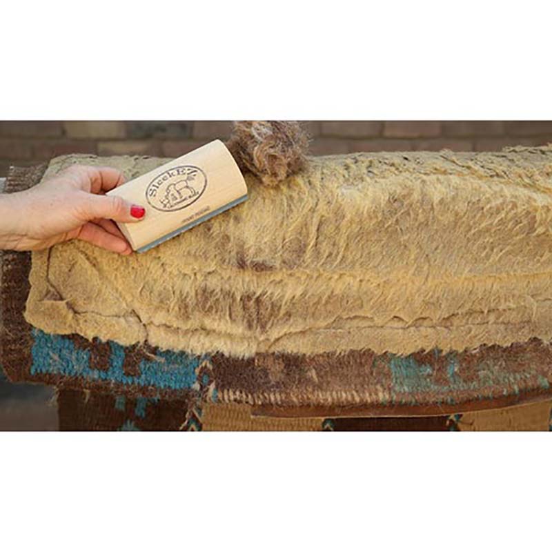 Sleekez curry comb usa deshedding tool for horse and saddlecloth changing season - 0761