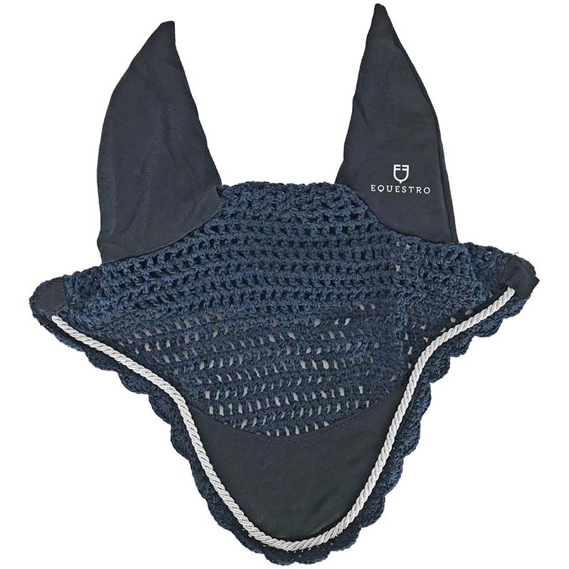 Equestro ear net with cord - 0585