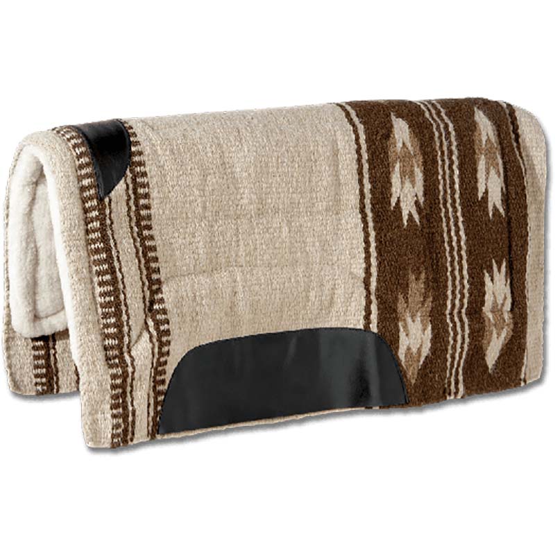 Western wool padded saddlecloth model utah - 5093
