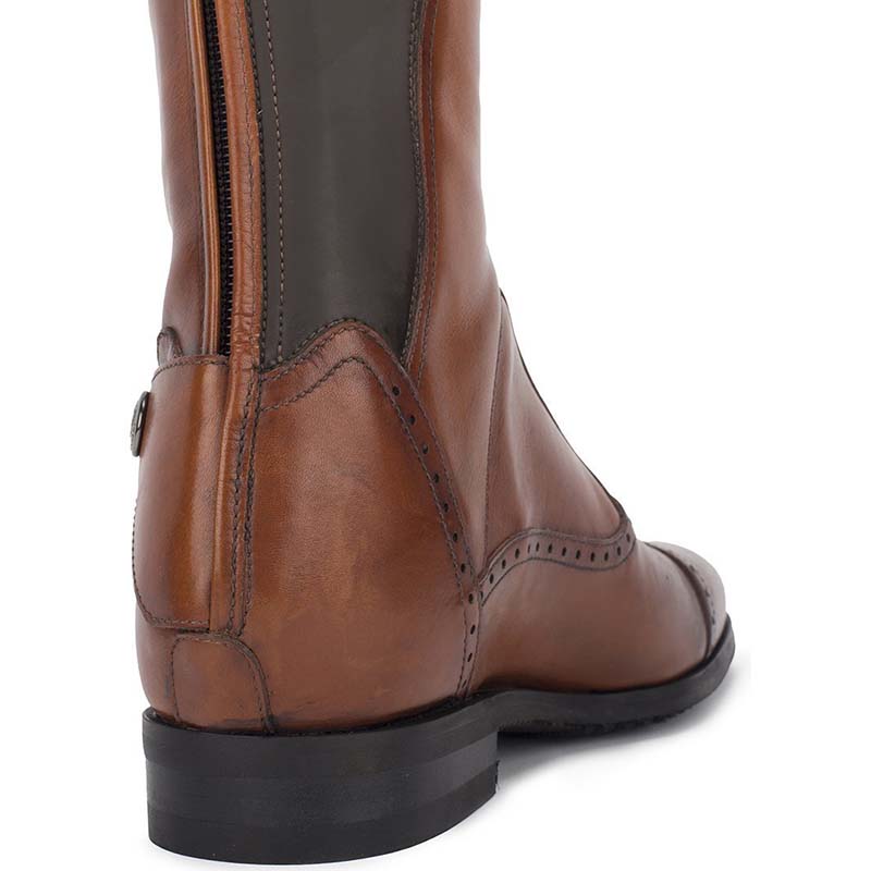 Riding tall boots alberto fasciani model 33604 brown with laces - 3690