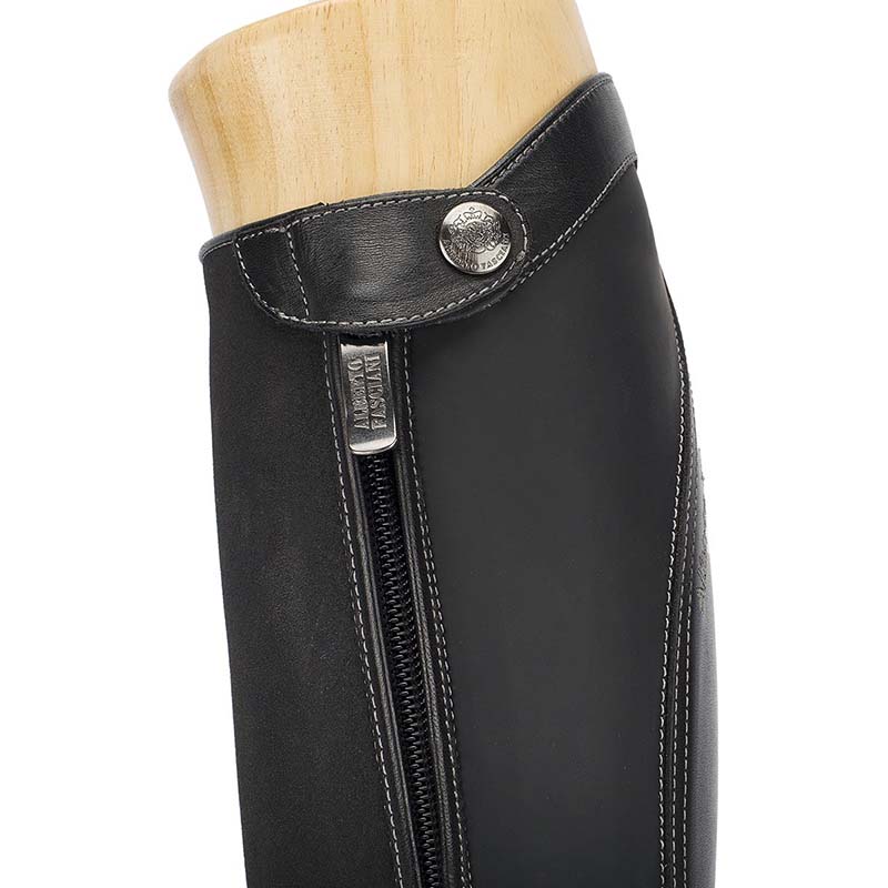 Riding tall boots alberto fasciani model 33073 smooth black - 3689