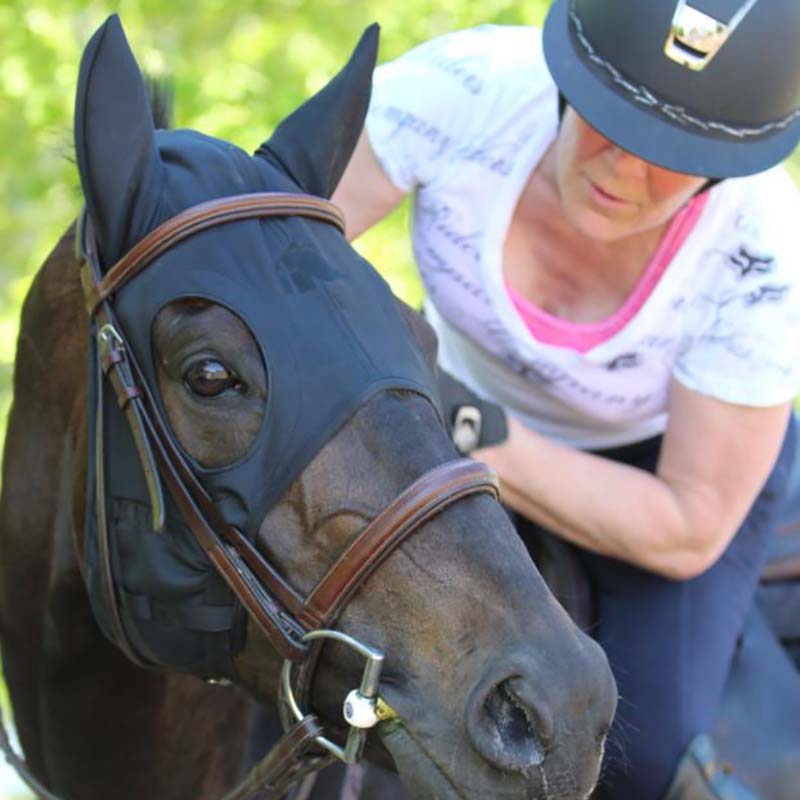 Therapeutic mask for horses fenwick liquid titanium mask - 0619