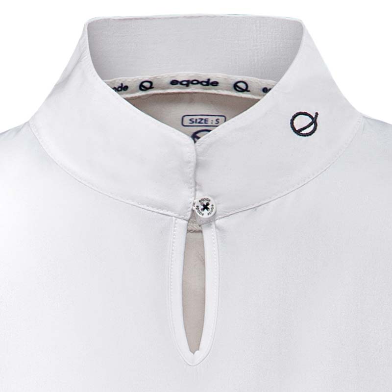 Women’s classic short-sleeved polo shirt Eqode by Equiline model Doreen - 3548