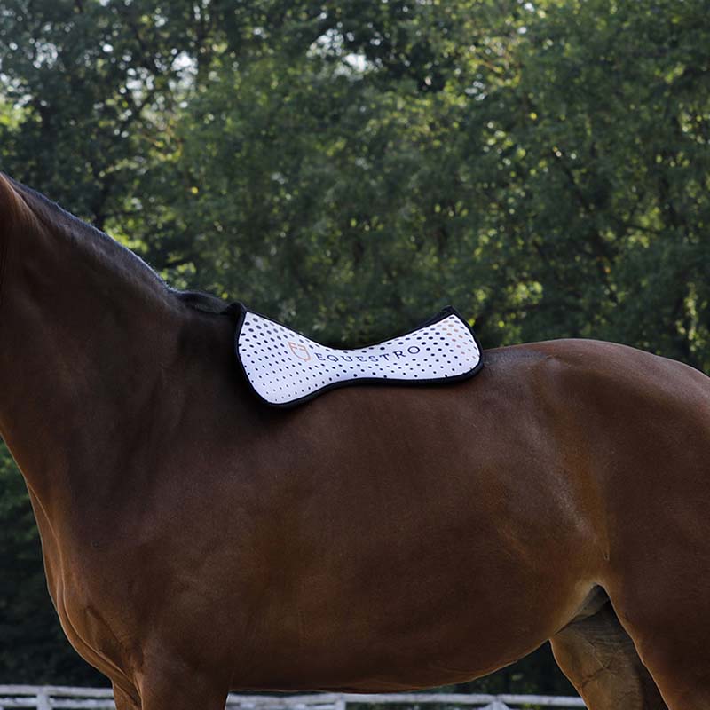 Equestro compensator wither pad in memory foam with grip - 3022