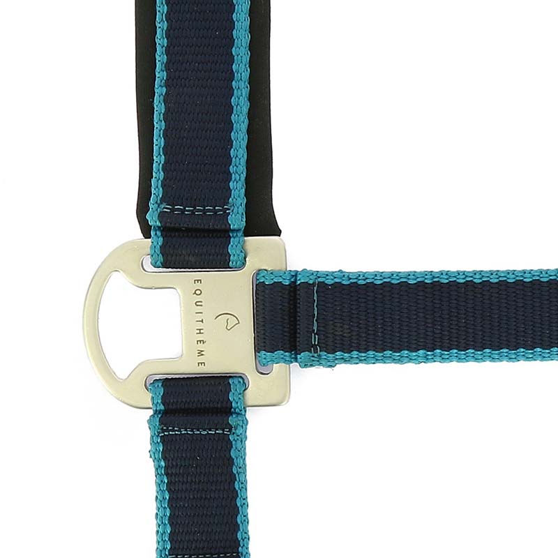 Adjustable nylon halter with lead mod. satinÉ - 0385