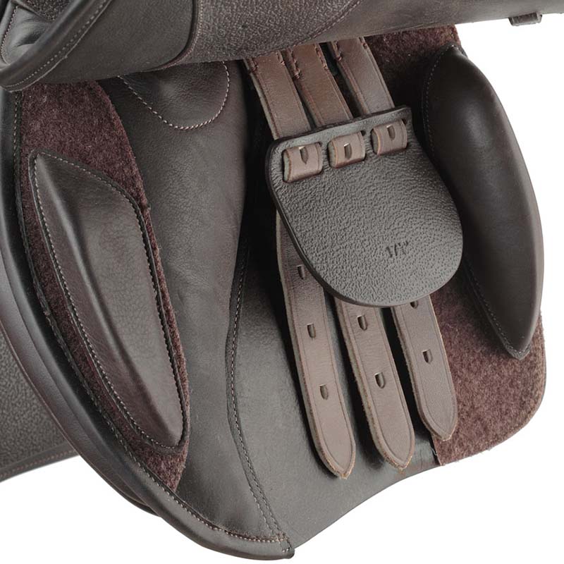 Jumping saddle daslo gold with interchangeable bow - 2826