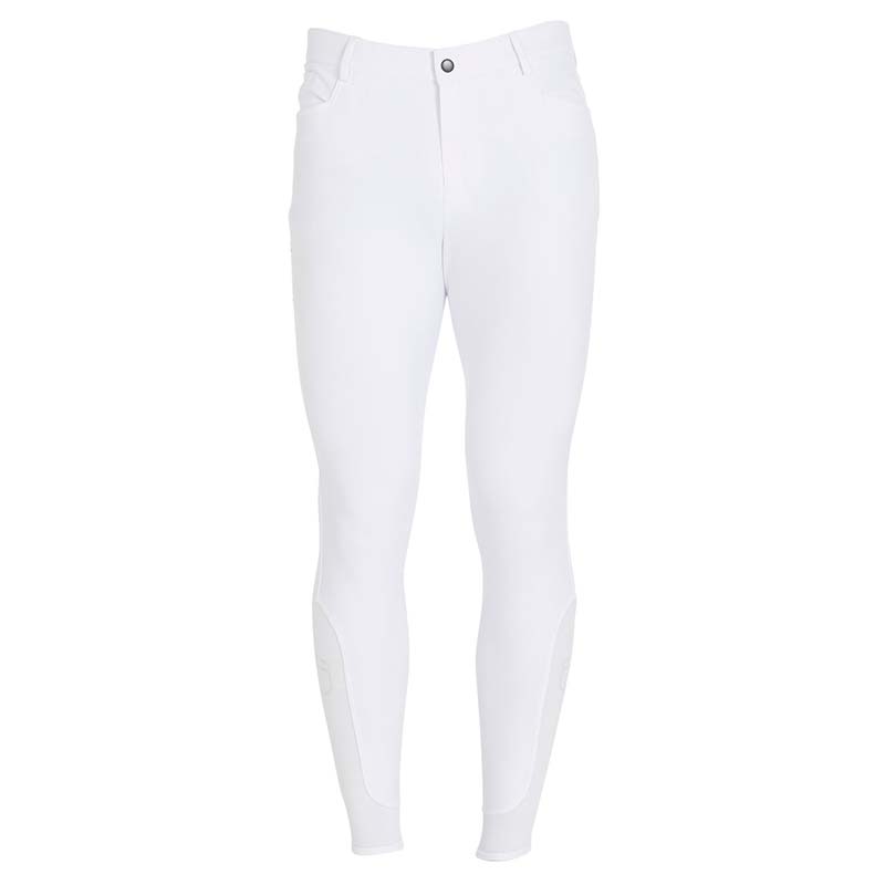 Equestro men riding breeches mod. caspar knee grip - 9863