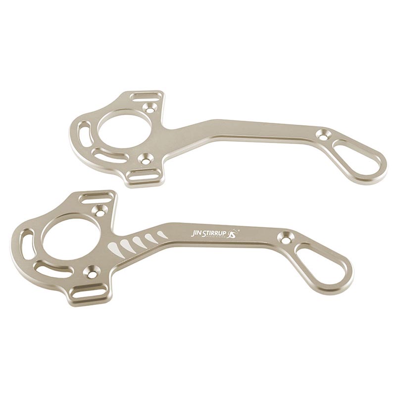 Bit hackamore jin stirrup aluminium long rods - 2532