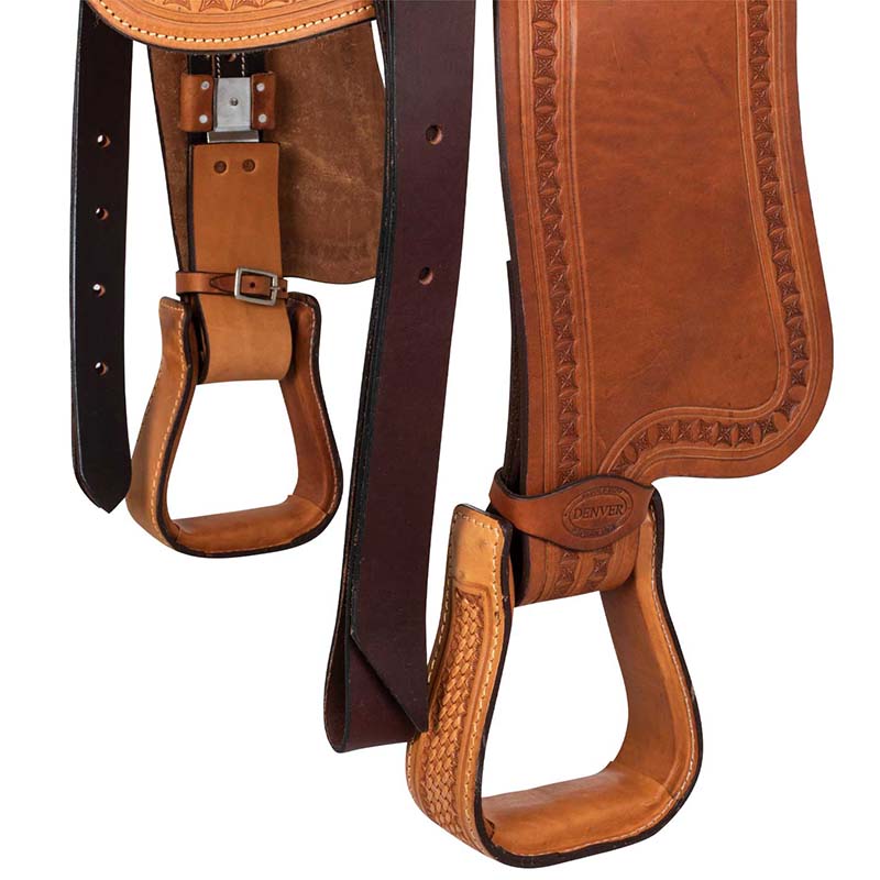 Denver western reining saddle - 4930