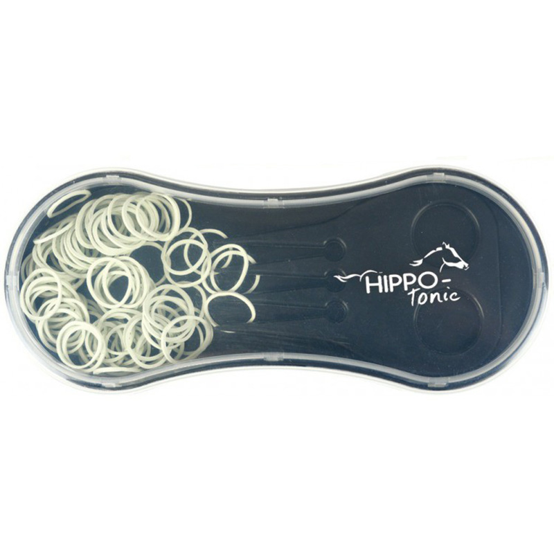 Horse brush complete with elastics and comb - 0611