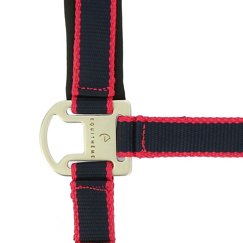Adjustable nylon halter with lead mod. satinÉ - 0385