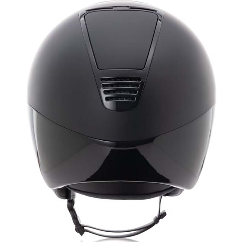 Las riding helmet model opera double with visor and glossy frames - 3311