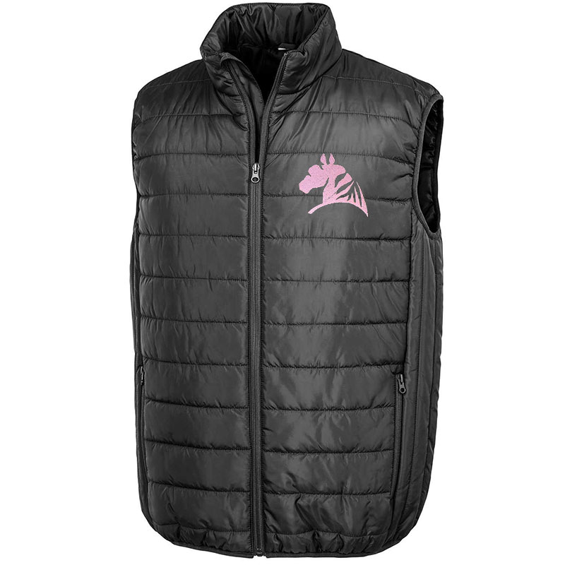 Unisex padded vest with my selleria embroidery lifestyle line - 0027
