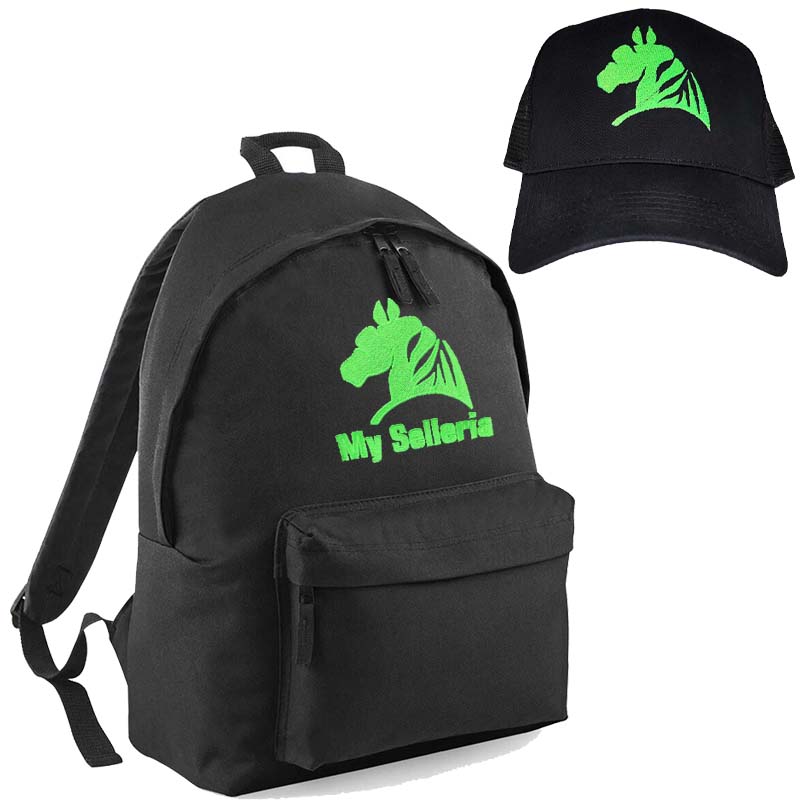 Set classic backpack and lifestyle cap with my selleria embroidery - 8334