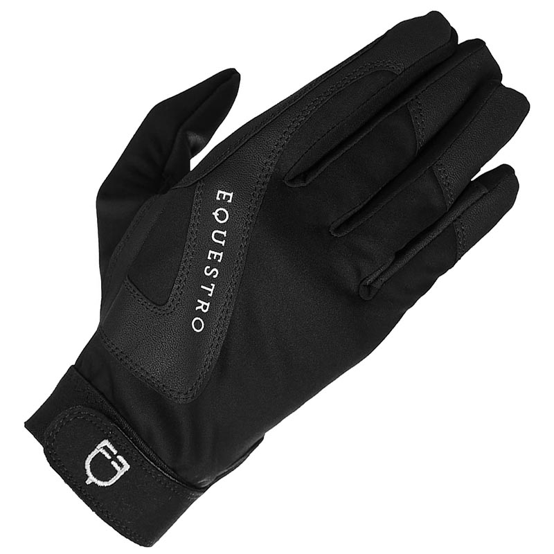 Equestro winter riding gloves in technical fabric