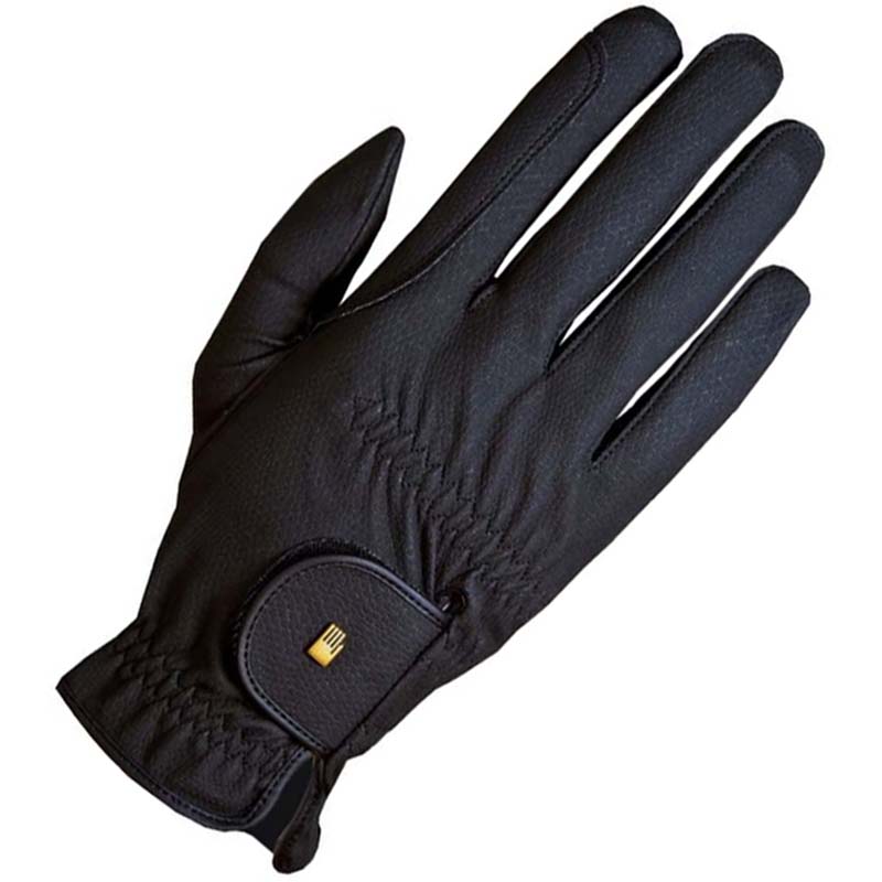 Roeckl riding gloves with velcro closure and elastic reinforcements