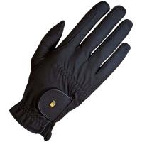 ROECKL RIDING GLOVES WITH VELCRO CLOSURE AND ELASTIC REINFORCEMENTS