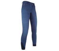 WOMAN STRETCH RIDING JEANS WITH FULL SILICONE GRIP HKM - 2210