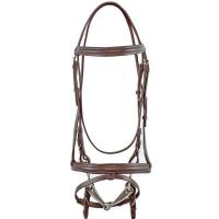 ENGLISH LEATHER BRIDLE WEB REINS