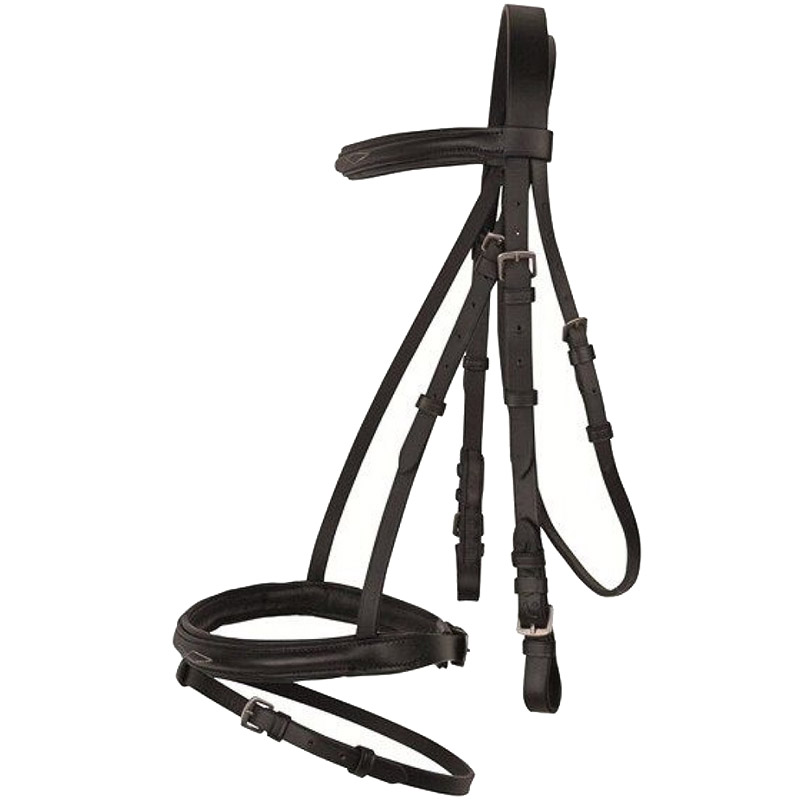 Leather english bridle hkm model jana