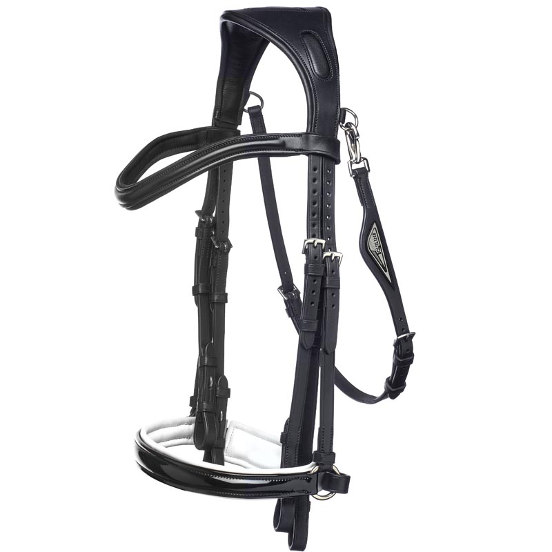 Equiline dressage bridle that can be customized to your liking model bd400