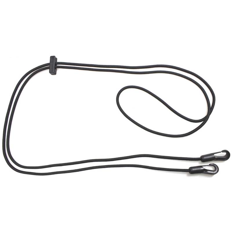 Round elastic black reins