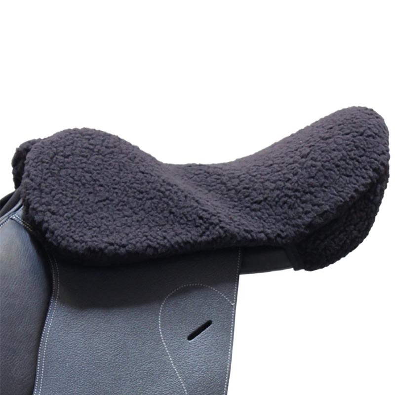 Synthetic saddle seat for english saddle