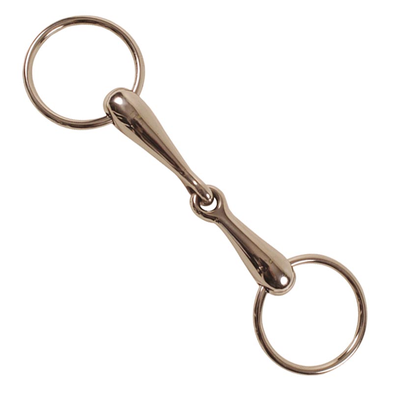 Snaffle bit rings steel pony