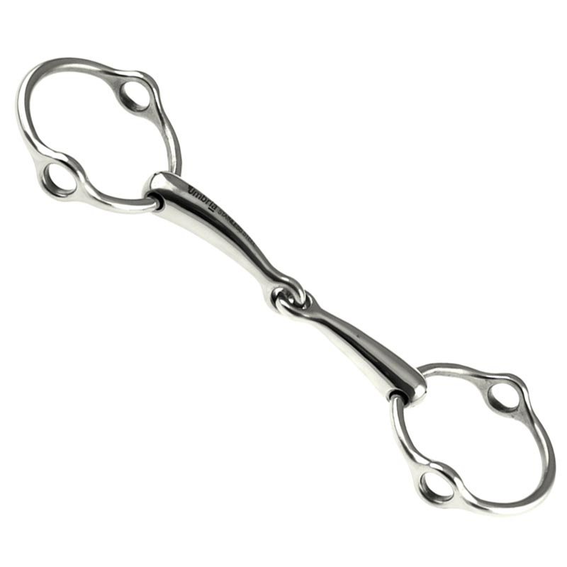 Gag bit full stainless steel