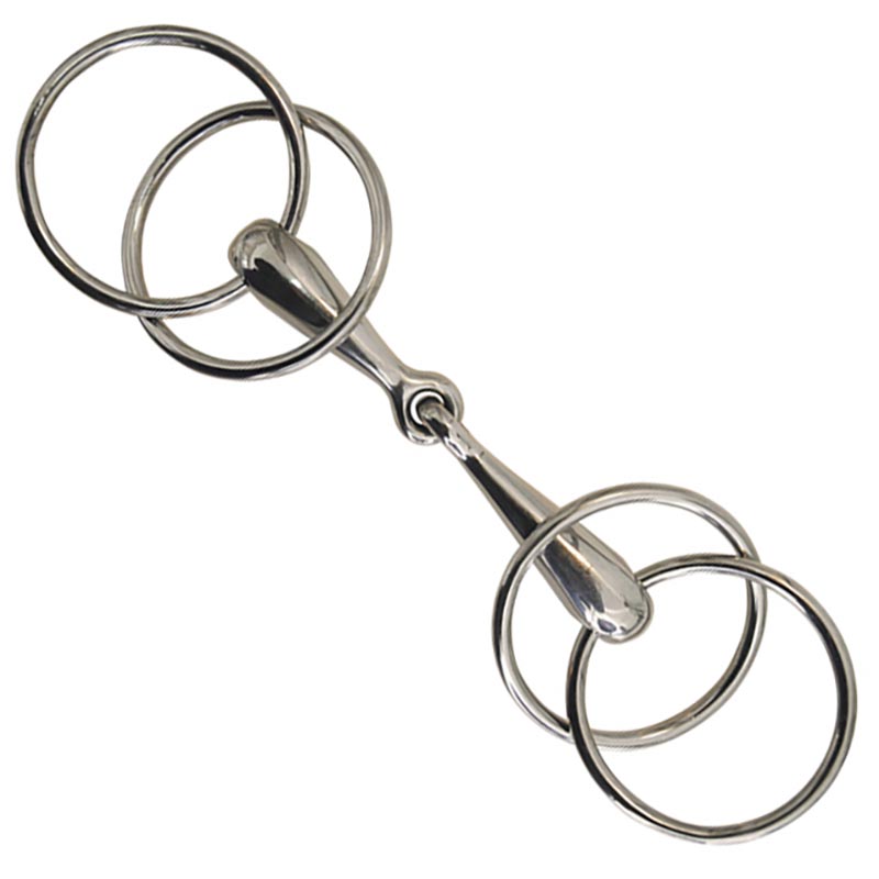 Articulated full steel thread with double ring