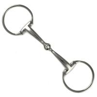 SNAFFLE OLIVE JOINTED BIT STAINLESS STEEL FULL CURVED MOUTH