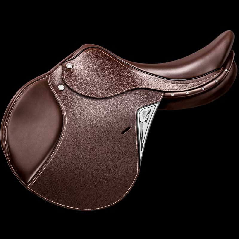 Jumping saddle equiline saddle division talent model with swarovski