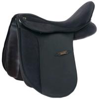 SYNTHETIC DRESSAGE SADDLE DASLÖ WITH BOW INTERCHANGEABLE 