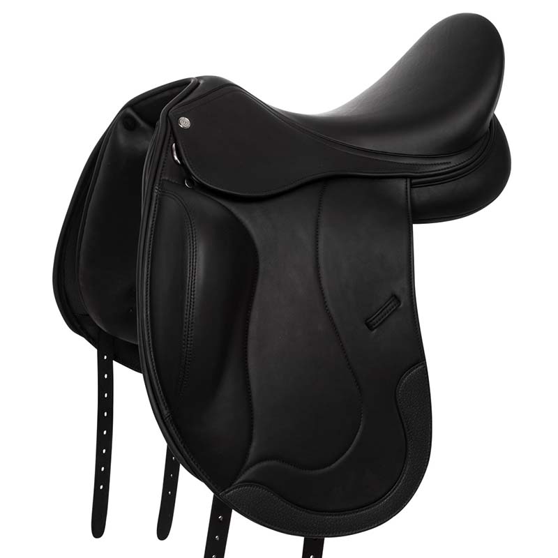 Dressage saddle equestro doubled leather mod. warendorf