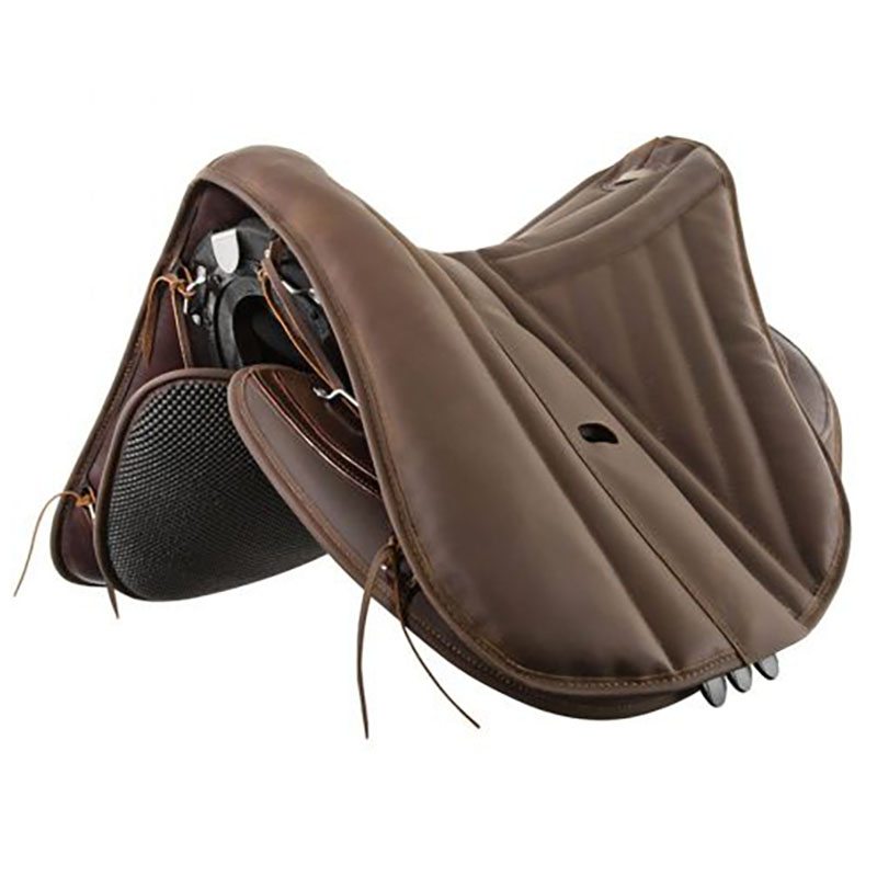 Scafarda pioneer saddle for trekking with accessories