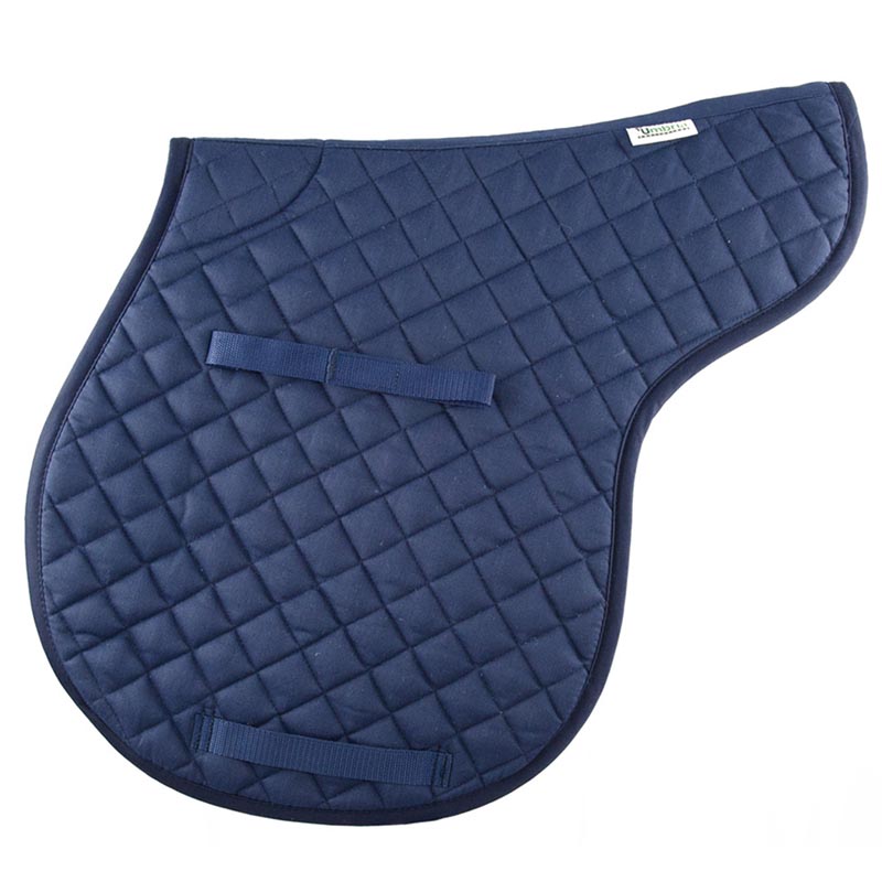 English shaped saddle pad show jumping