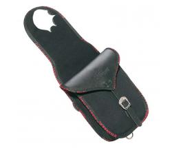 FRONT SINGLE SADDLE BAG PIONEER IN COTTON AND LEATHER - 0293