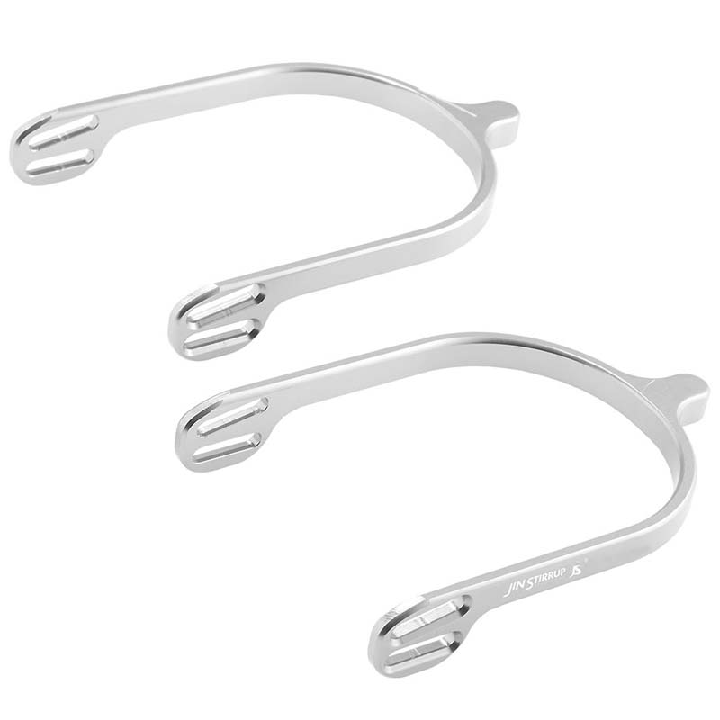 Spurs jin stirrups in aluminium medium size