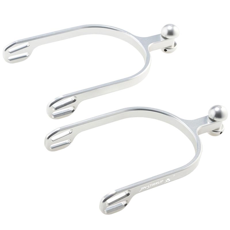 Spurs jin stirrups in aluminium long size