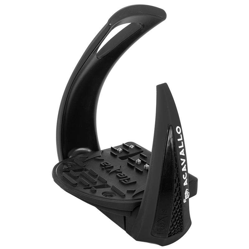 Acavallo stirrups flexia s model with bench and silicon arch