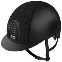 KEP ITALIA HELMET MODEL CROMO 2.0 TEXTILE INSERT FRONT BLACK GLITTER