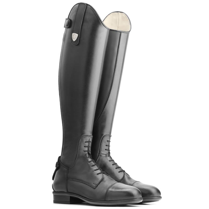 Riding boots tattini boxer close contact in smooth leather lace front