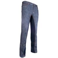 DENIM STRETCH MAN RIDING JEANS WITH REINFORCEMENT