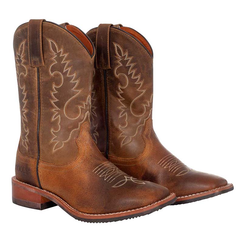 Western boots pool’s unisex worn leather