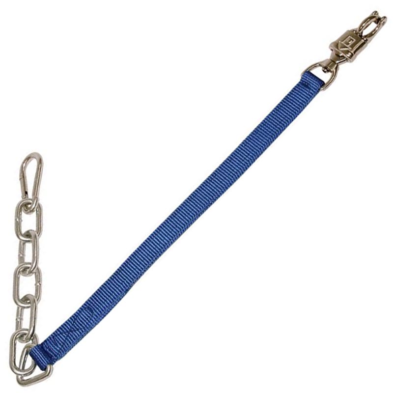 Spring clip tying