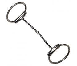 METALAB O-SNAFFLE BIT CURVED AND TWISTED WIRE 5mm - 4594