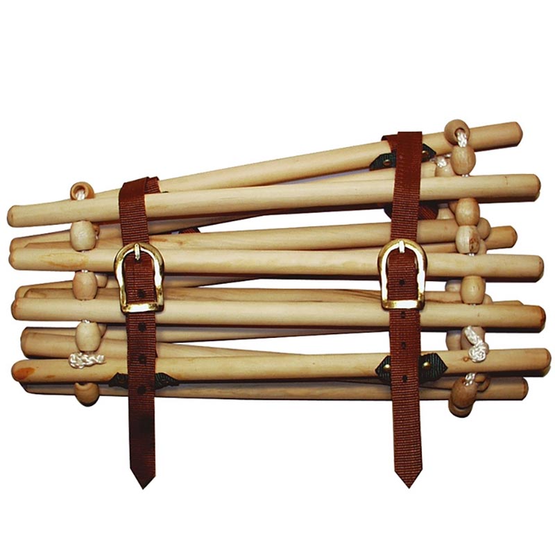 Wooden slatted collar
