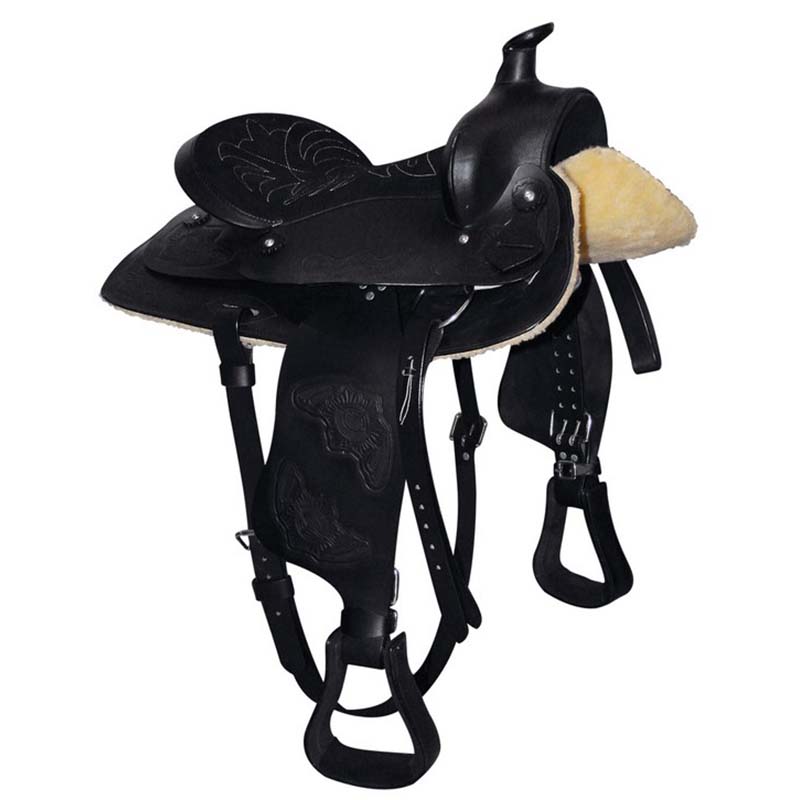 Western leather saddle mod. eco